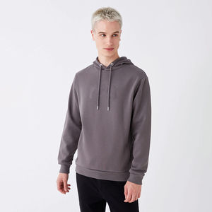 Sudadera de algodón 100% personalizable para hombre, Sudadera con capucha y logotipo impreso, forro polar sólido para invierno, sudaderas con capucha térmicas - Product Image 2