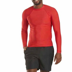 Concevez votre propre maillot de compression en gros – Qualité supérieure, respirant, séchage rapide, en polyester/nylon, manches longues pour hommes - Product Image 4