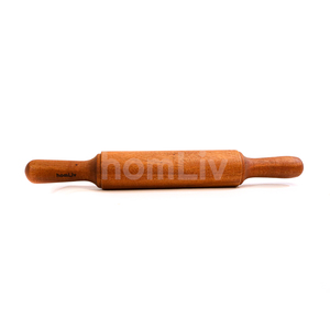 Natural Eco Friendly Amaru Mahogany Wood <b>Rolling</b> <b>Pin</b> Sustainable Food Safe No Paint and Varnish Halal Customized Kitchen - Product Image 2