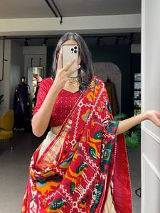 Meilleure qualité à la mode ethnique imprimé Lehenga avec chemisier Dupatta pour femmes dames indien pakistanais vêtements mariages autres fêtes - Product Image 2