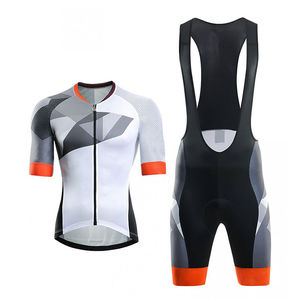 Conjunto de Maillot y Culote de Ciclismo Personalizado Unisex, de Secado Rápido y Transpirable, Uniformes de Ciclismo al por Mayor - Product Image 2
