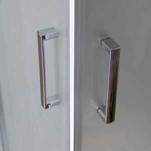 Mampara de Ducha Rectangular Koricini Genoa 120x70 con Puertas de Vidrio Satinado de 6mm - Product Image 6