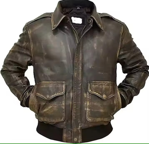 Chaqueta de Cuero de Oveja para Hombre Más Vendida, Chaqueta de Cuero de Invierno para Hombre de la Mejor Calidad de Pakistán con Logotipo Bordado - Product Image 5