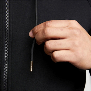 Sweats à capuche surdimensionnés en coton uni épais avec logo personnalisé sans ficelle Sweats à capuche unisexe grande taille pour hommes - Product Image 4