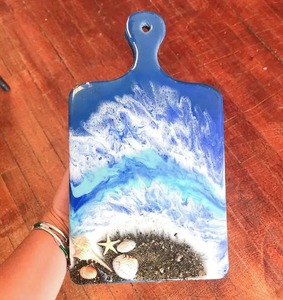 Planche à découper en bois et résine de la meilleure qualité Planche à découper en bois d'acacia et planche à fromage personnalisée Planche à découper Offre Spéciale - Product Image 4