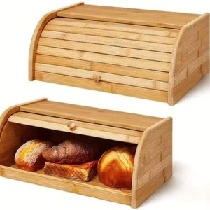 Caja Organizadora de Pan de Madera Maciza |   Artesanía de Calidad |   Venta al por Mayor a Granel - Product Image 1