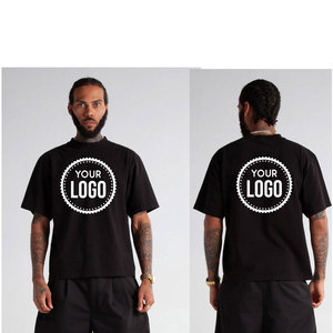 Shaka Wear, camiseta mediana para hombre, ropa de calle, Boxy Fit, logotipo personalizado, 100% algodón, camisetas de moda transpirables ecológicas - Product Image 4