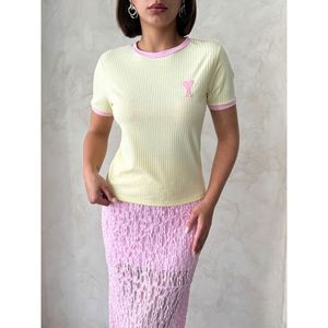 T-shirt brodé - JAUNE ROSE - Product Image 4