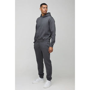 ชุดออกกำลังกายผู้ชาย ชุดวอร์มมีฮู้ด ชุดกีฬาฤดูหนาว ขายส่ง ชุดวิ่งออกกำลังกายสำหรับผู้ชาย ชุดกีฬากลางแจ้ง - Product Image 4