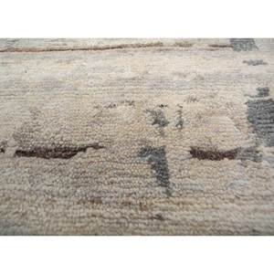 Alfombra Afgana de Lana Azul Anudada a Mano con Diseño Rectangular de Patchwork para Sala de Estar o Auto - AIWL-1035 - Product Image 3