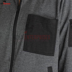 Chándal de talla grande con logotipo personalizado para mujer, con cremallera completa y bolsillo lateral, transpirable, estampado, 100% algodón, último estilo para el invierno - Product Image 6