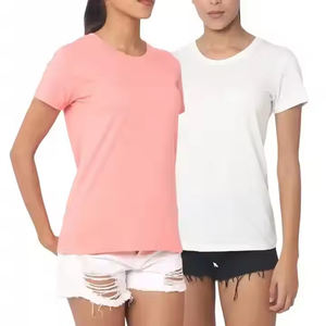 100% coton surdimensionné respirant t-shirt décontracté pour les femmes en gros personnalisé été nouvelle mode femmes t-shirt - Product Image 2