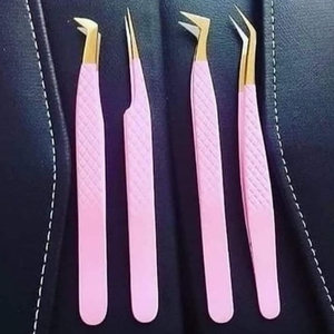 ชุดแหนบต่อขนตาไฟเบอร์45 90องศาฉลากตามสั่ง - Product Image 5