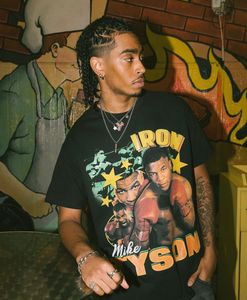 เสื้อยืดฟิตเนสไซส์ใหญ่พิเศษ น้ำหนัก 300 กรัม ผ้าเนื้อแน่น สไตล์วินเทจ ทรงโอเวอร์ไซส์ ระบายอากาศได้ดี คอสูง สไตล์สตรีทแวร์ ผ้าถักอย่างดี - Product Image 2