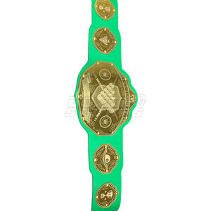 Cinturón de campeonato con logotipo personalizado de cuero PU de primera calidad para competiciones deportivas de Judo Jiu-Jitsu Karate Taekwondo - Product Image 2