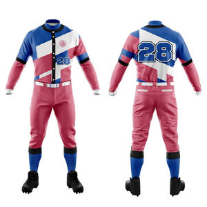 Mejor Venta de calidad superior de alto fabricante uniforme de béisbol transpirable 100% poliéster antibacteriano ligero duradero - Product Image 3