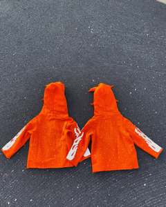 OEM personalizado 100% de alta calidad de los hombres de peso pesado gráfico Sudadera con capucha con cremallera 80% Algodón 20% poliéster proporciona comodidad, suavidad - Product Image 2