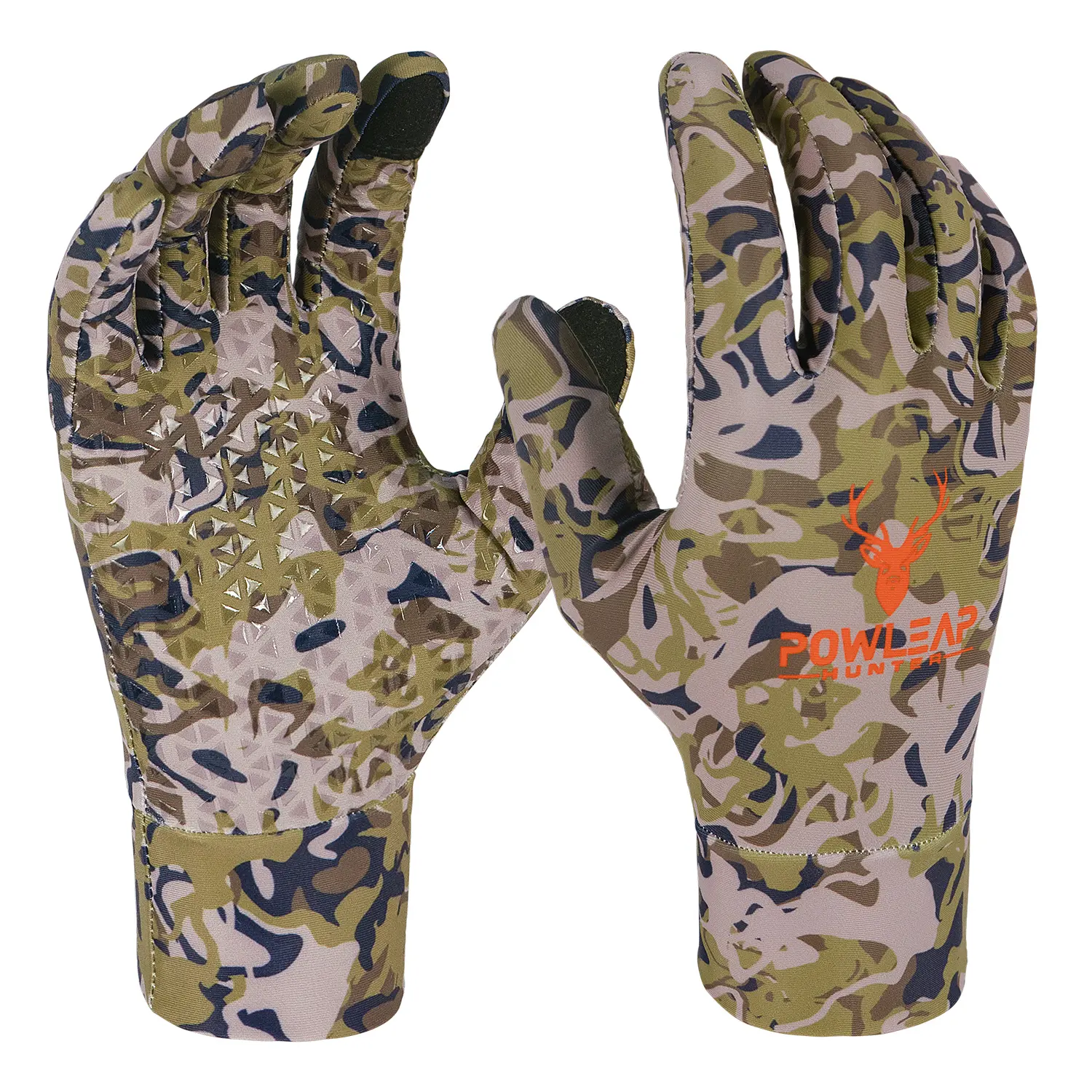 Unisex Camouflage Hunting Gloves Autumn Winter Flexible Full Finger Winter Fishing Gloves for Hunting