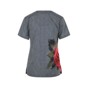 Camiseta de Enfermería Personalizada con Color y Diseño a Medida, MOQ Bajo, Nuevo Modelo de Uniformes Médicos en Color Sólido - Product Image 2