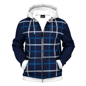 Unisex Custom Logo <b>Full</b> <b>Zip</b> <b>up</b> <b>Hoodie</b> with Sublimation Colorful Zipper Hooded Collar Winter Solid Pattern for Men Women Kids - Product Image 1