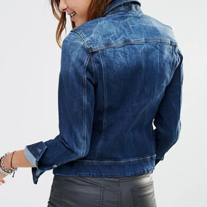 Veste en jean à capuche pour femmes, prix de gros, haute qualité, meilleur matériau, service OEM, confortable à porter, veste en jean pour femmes - Product Image 2