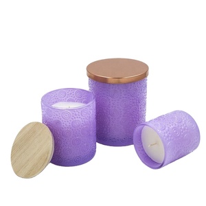 Bougie parfumée à l'aromathérapie, cire de soja, vanille, décoration d'intérieur - Product Image 5