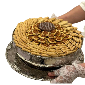 Bol en métal doré martelé personnalisé pour le chocolat, le dessert, l'affichage et la fête pour les anniversaires - Product Image 5