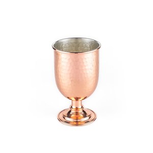 Copa de pie de acero inoxidable martillado, copas de vino, Copas de cóctel para Bar, fiesta, copa de champán, cerveza y vino, accesorios de Metal - Product Image 1