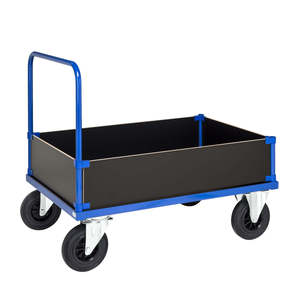 Industrial Shopping Folding <b>Trolley</b> 500kg Load Capacity Plastic Four-Wheel Container <b>Trolley</b> for Storage <b>Tool</b> Usage OEM - Product Image 1