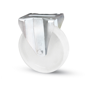 Ruota Fissa per Carrelli in Nylon Art.118bis/A Diam. 125 mm - Piastra 115x85 mm - Product Image 1