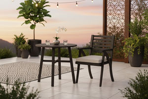Mesa de jardín con aspecto de teca de Acacia fabricada en Vietnam, la mejor calidad, moderna, Villa, dormitorio, parque, muebles de exterior para exteriores de hoteles - Product Image 2