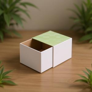 Boîtes de rangement modulaires Carton FIAM 6x6x5 cm blanc - Personnalisé - Product Image 3