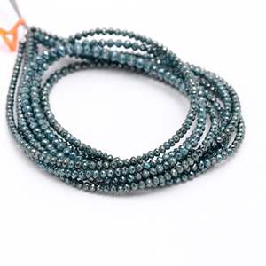 Perles de diamant bleu facettées de qualité AAA+ en vrac - Product Image 1
