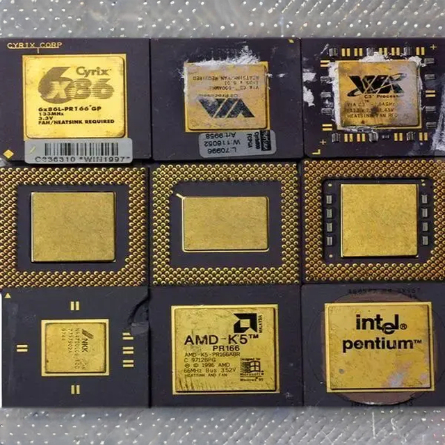 New Arrival Gold Ceramic CPU Scrap High Grade CPU Scrap, Computers Cpus / Processors/ Chips Gold