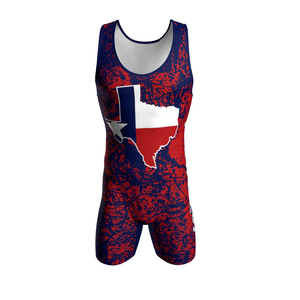 Vêtements de sport personnalisés avec logo sur le devant, sublimés, extensibles, ajustés à la peau, compression, justaucorps de lutte - Product Image 4