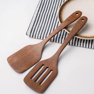 Spatule en bois ensemble d'ustensiles outils de cuisine de bonne qualité spatules de cuisson et de cuisson en bois - Product Image 3