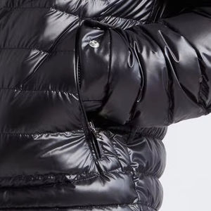 Vente en gros Nouveau blouson à capuche en polyester brillant de haute qualité avec logo personnalisé Veste pour homme Veste matelassée très chaude en hiver - Product Image 6