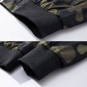 เสื้อแจ็กเก็ตบอมเบอร์กันหนาวมีซิป, เสื้อบอมเบอร์กันหนาวมีกระเป๋าซิปเป็นมิตรกับสิ่งแวดล้อม - Product Image 5