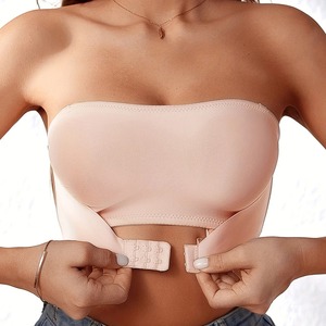 Sujetador de talla grande con hebilla frontal, ropa interior para mujer, combina con todo, Color sólido, espalda hermosa, cómodos pechos recogidos, sujetadores transpirables - Product Image 6