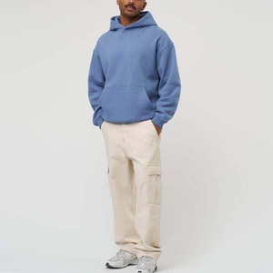 Venta al por mayor de los hombres de blanco casual de lona de pierna ancha pantalones Cargo multi-bolsillos de diseño personalizado OEM Logo recto curvo a rayas - Product Image 3