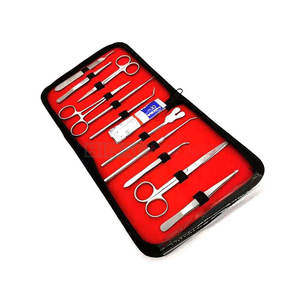 Kit de 10 Herramientas Quirúrgicas Veterinarias de Acero Inoxidable Alemán Reutilizables de Alta Calidad, Más Vendidas, para Estudiantes de Medicina, Sutura - Product Image 3