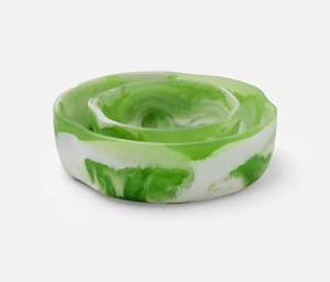CUSTOMIZED HANDMADE WITH DINING <b>SCULPTURE</b> CUSTOMIZE BOWL NEW DESIGN Clear <b>Resin</b> <b>Resin</b> Modern Salad Bowl - Product Image 3
