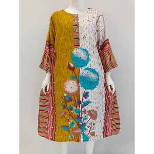 เสื้อคลุมแขน3/4สวมใส่สบายชุดคลุมยาวถึงเข่าพร้อมชุดนอนฤดูร้อนเนื้อนุ่มที่มีความยืดหยุ่นสำหรับใช้ในชีวิตประจำวัน - Product Image 1