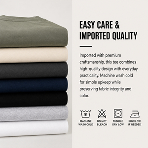 Lot de 5 T-shirts pour hommes en coton tricoté vintage, col rond, manches courtes, respirants, séchage rapide, coupe classique (S-3XL) - Product Image 3