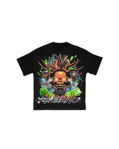 เสื้อยืดบ็อกซี่สำหรับผู้ชายไซส์ใหญ่พิเศษเสื้อยืดผ้าฝ้าย250GSM เรียบชุดสตรีทดีทีจี - Product Image 1