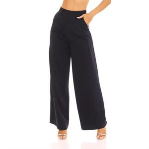 Pantalons pour femmes pantalons pleine longueur tissé solide décontracté nouveau choix coton mélangé maigre droite vêtements pour femmes - Product Image 6