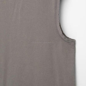 เสื้อยืดผ้าคอตตอนเปิดไหล่โอเวอร์ไซส์สำหรับผู้ชายยอมรับโลโก้ที่กำหนดเองได้สีทึบ300แกรม - Product Image 6