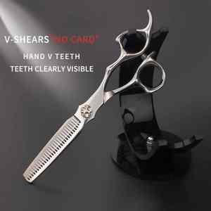 Tijeras para cortar el cabello, tijeras para salón de peluquería, tijeras de adelgazamiento, juego de tijeras de peluquería, proveedor profesional de fábrica - Product Image 4