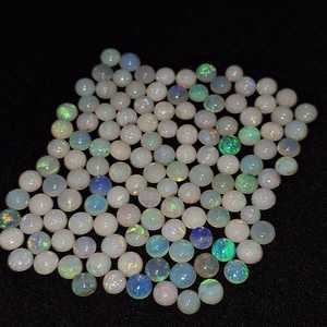 Mini cuentas de ópalo de circón natural, semillas de 3mm y ópalos pequeños para hacer joyas, piedras preciosas sueltas para manualidades y contexto de piedras preciosas - Product Image 3