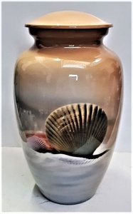 Seashell Serenity Cremation Urn <b>for</b> Human <b>Ashes</b> Adult Male Female <b>Keepsake</b> Urns - Product Image 4